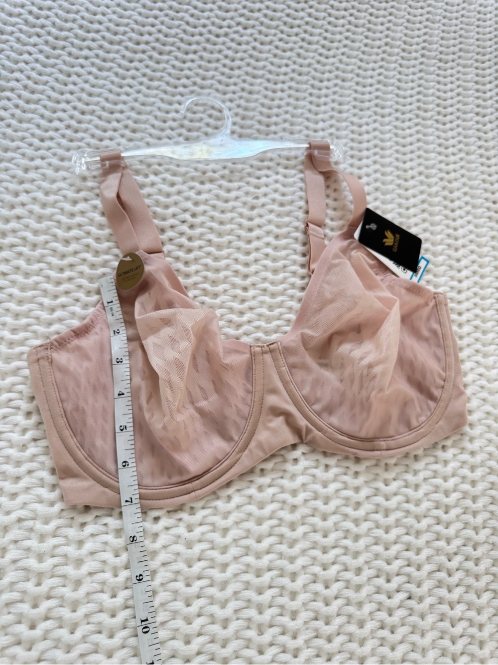 Wacoal Sheer Mesh Underwire Bra - Dusty Rose - Picture 5 of 6